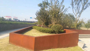 东山耐候钢挡土墙