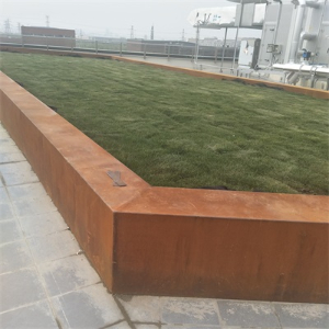 东山耐候钢花池围边
